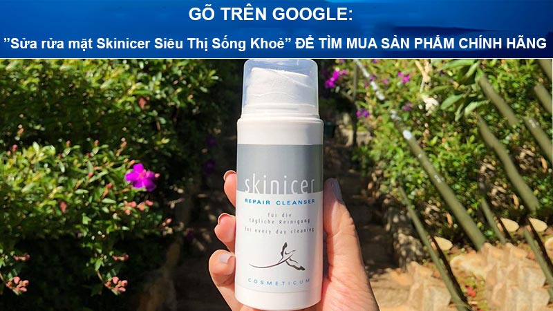 sữa rửa mặt skinicer repair cleanser có tốt không