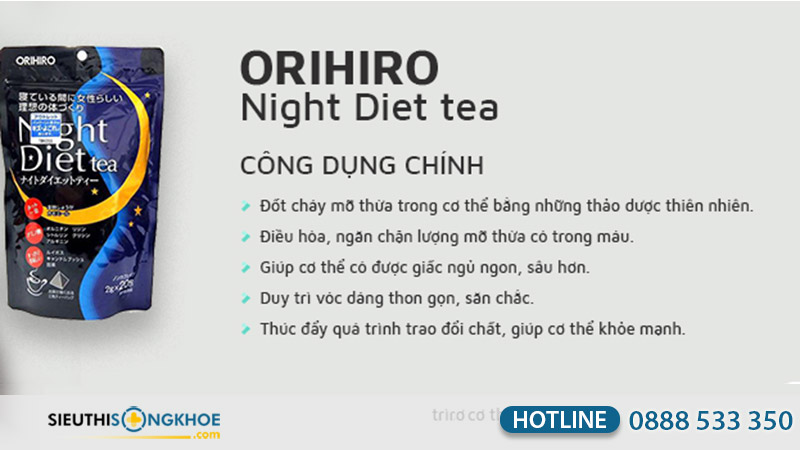 night diet tea có tốt không