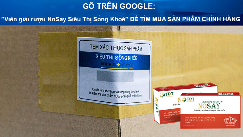 vien giai ruou nosay sieu thi song khoe