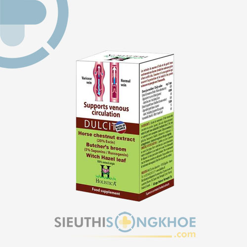 DULCIT - Viên Uống Hỗ Trợ Điều Trị Suy Giãn Tĩnh Mạch