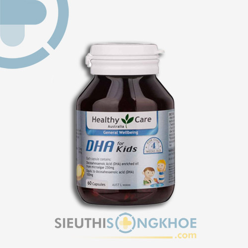 Viên Uống Healthy Care High Strength DHA - Hỗ Trợ Trí Não Trẻ Phát Triển Toàn Diện