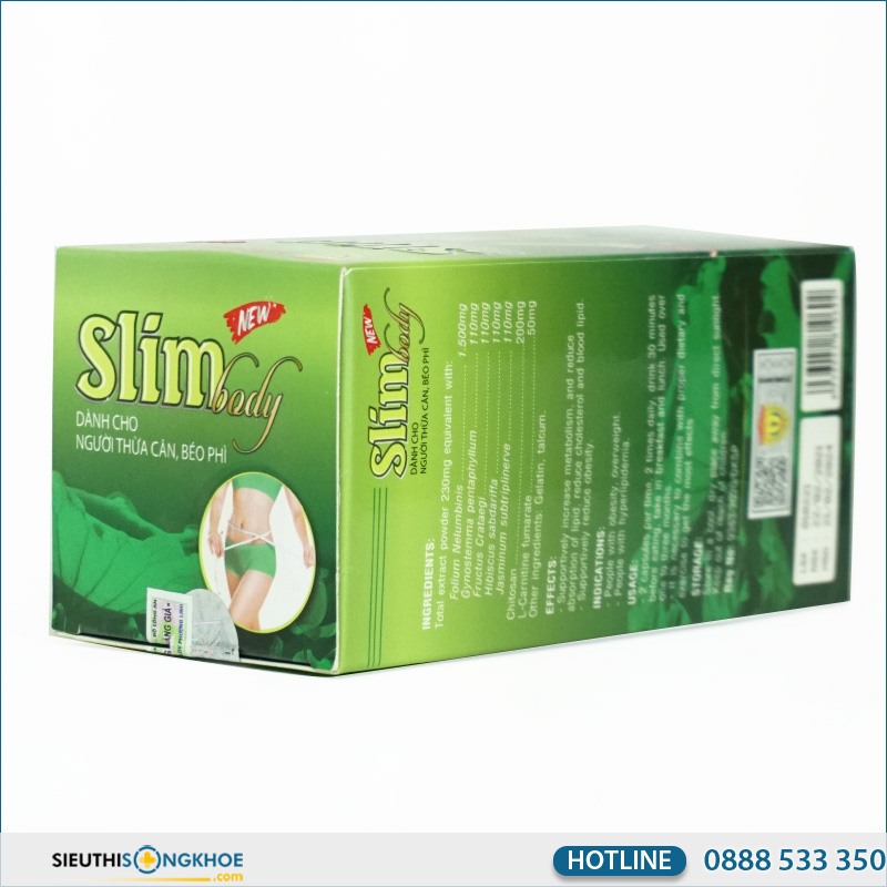 cách phân biệt slim body chính hãng