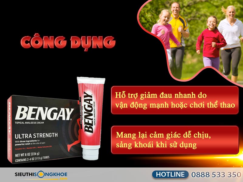 cong dung kem xoa bop bengay ultra strength 