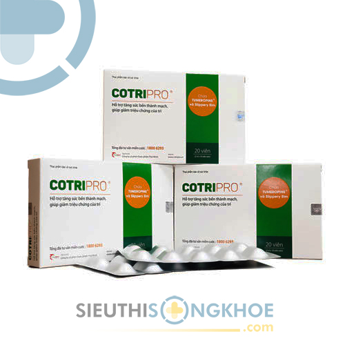 Cotripro - Viên Uống Hỗ Trợ Co Trĩ Hiệu Quả