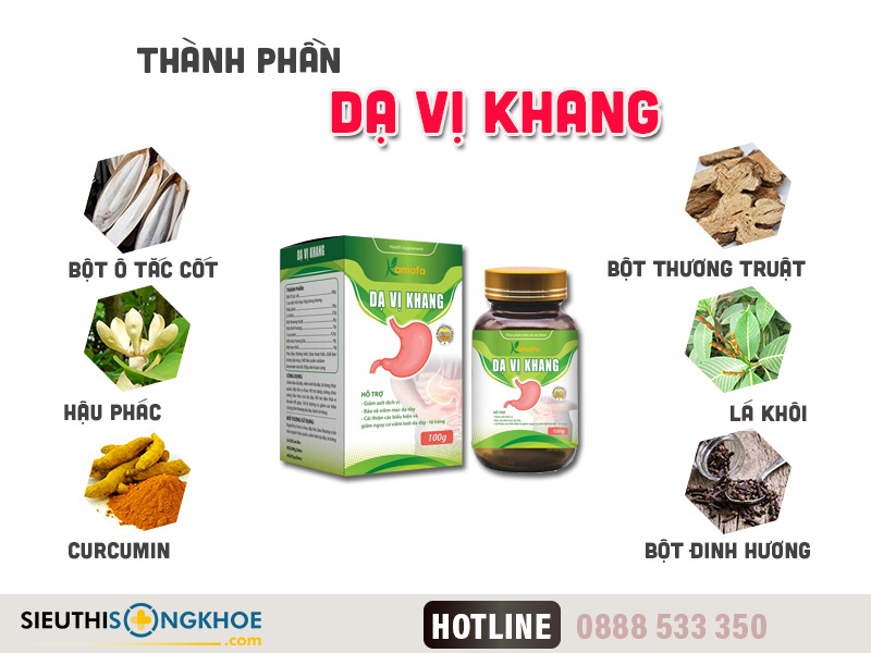 Dạ Vị Khang Có Tốt Không? Giá Bao Nhiêu? Mua Ở Đâu?