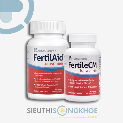 Viên Uống FertileCM - Hỗ Trợ Sản Sinh Tăng Chất Nhầy Cổ Tử Cung Cho Nữ Giới