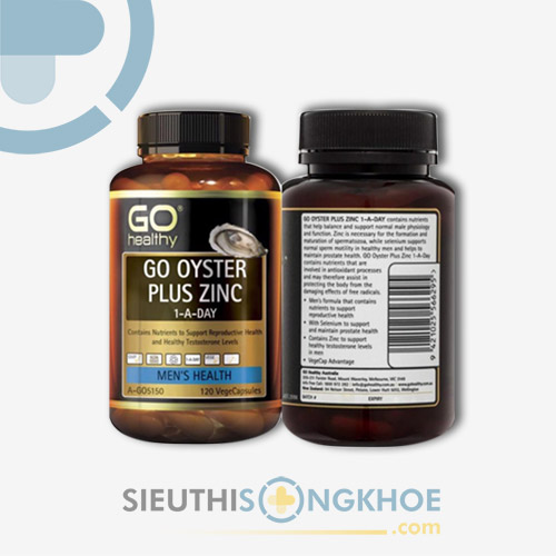 Viên Uống Go Oyster Plus Zinc - Tinh Chất Hàu Hỗ Trợ Tăng Cường Chức Năng Sinh Lý Nam