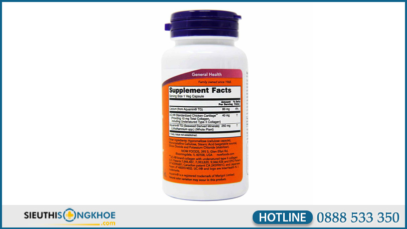 hinh anh vien uong collagen type 2 UC II Now 2