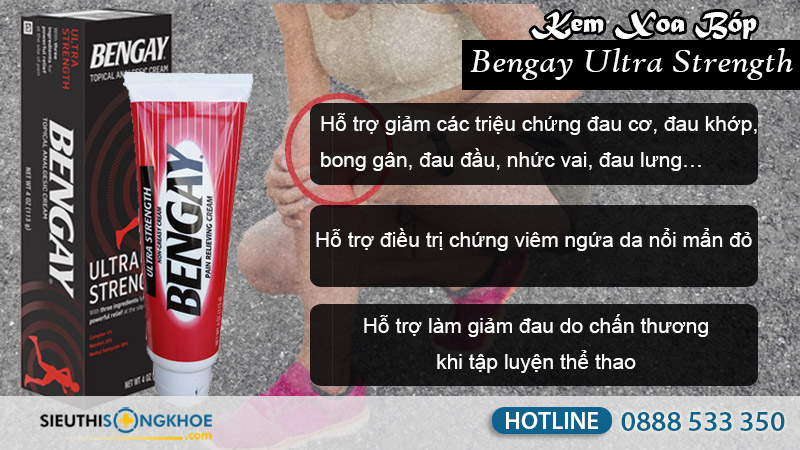 kem xoa bóp bengay ultra strength có tốt không giá bao nhiêu mua ở đâu