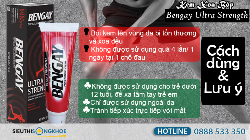 kem xoa bóp bengay ultra strength có tốt không giá bao nhiêu mua ở đâu