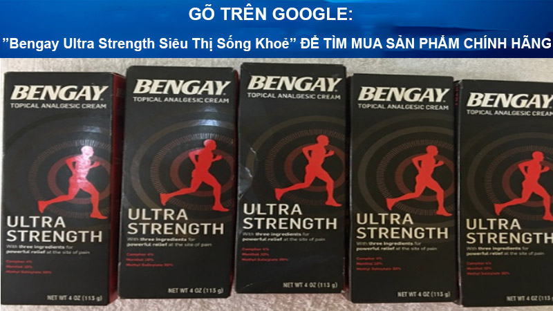 kem xoa bóp bengay ultra strength có tốt không giá bao nhiêu mua ở đâu