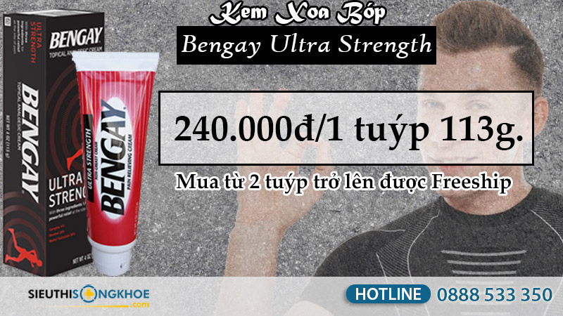 kem xoa bóp bengay ultra strength có tốt không giá bao nhiêu mua ở đâu