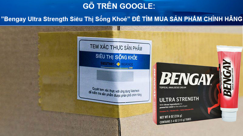 kem xoa bop bengay ultra strength sieu thi song khoe 
