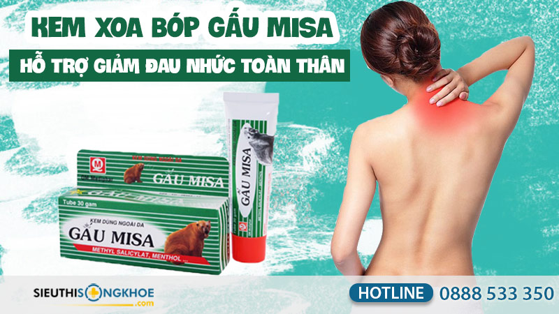 Kem Xoa Bóp Gấu Misa
