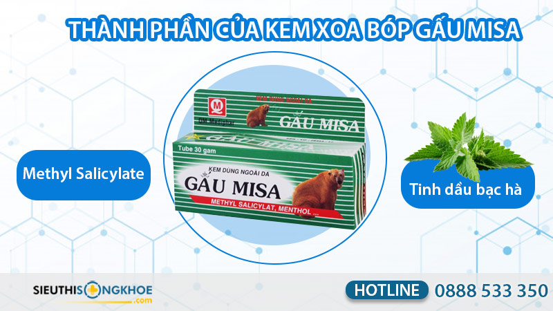 Kem Xoa Bóp Gấu Misa