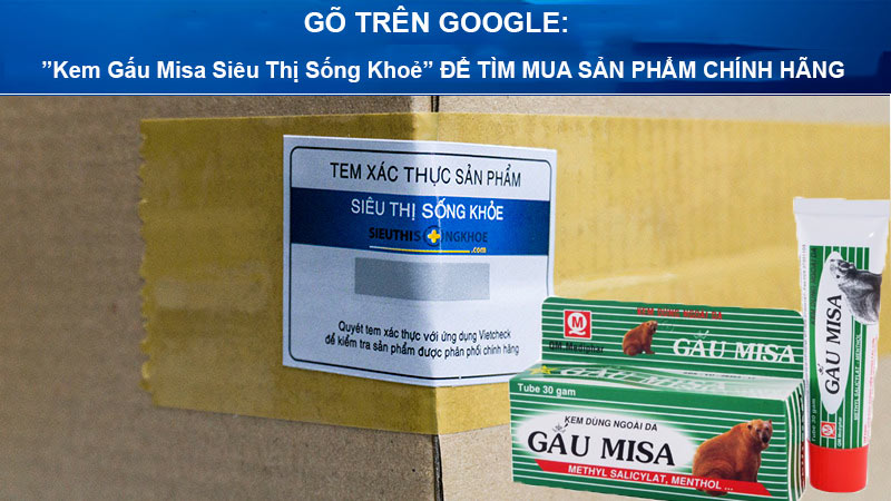 Kem Xoa Bóp Gấu Misa