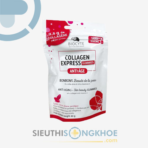 Collagen Express Gummies – Kẹo Dẻo Bổ Sung Collagen Đến Từ Pháp