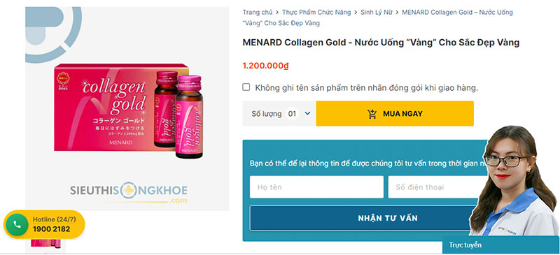 nuoc uong collagen gold sieu thi song khoe 