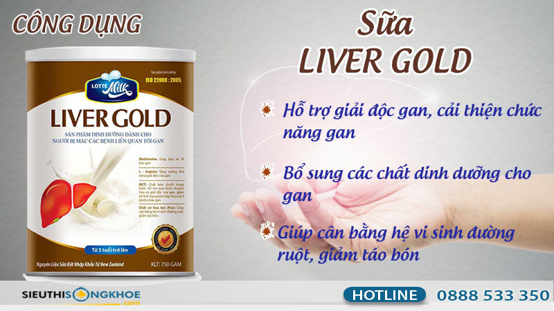 sữa liver gold có tốt không