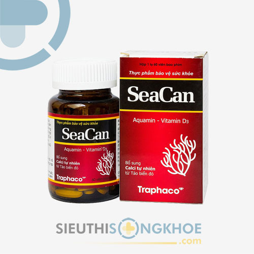 SeaCan - Viên Bổ Sung Canxi Tự Nhiên Từ Tảo Đỏ Châu Âu