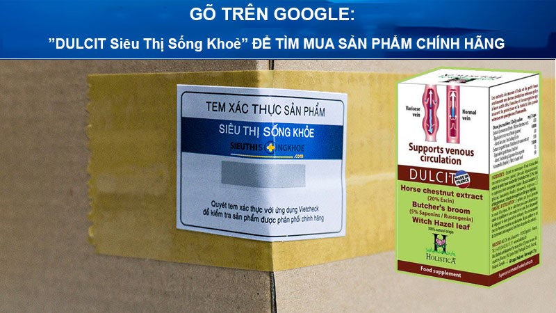 Viên Hỗ Trợ Trị Suy Giãn Tĩnh Mạch Dulcit Có Tốt Không?
