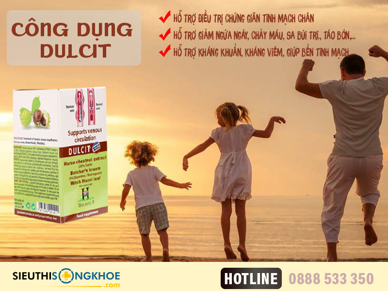 Viên Hỗ Trợ Trị Suy Giãn Tĩnh Mạch Dulcit Có Tốt Không?