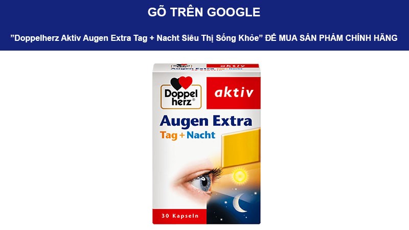 viên uống hỗ trợ bổ mắt Doppelherz Augen Extra Tag + Nacht có tốt không?