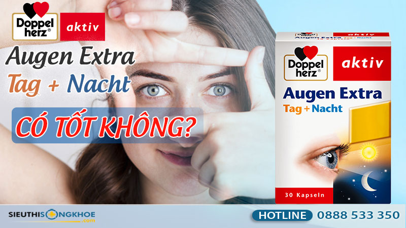 viên uống hỗ trợ bổ mắt Doppelherz Augen Extra Tag + Nacht có tốt không?