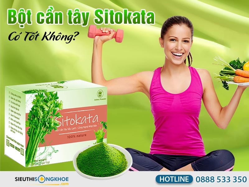 bột cần tây sitokata