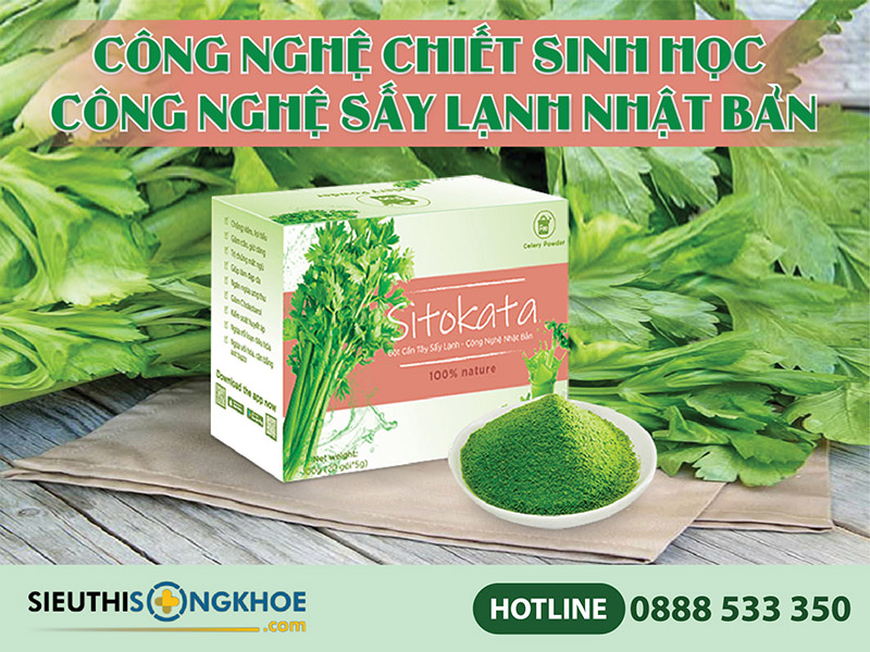 bột cần tây sitokata