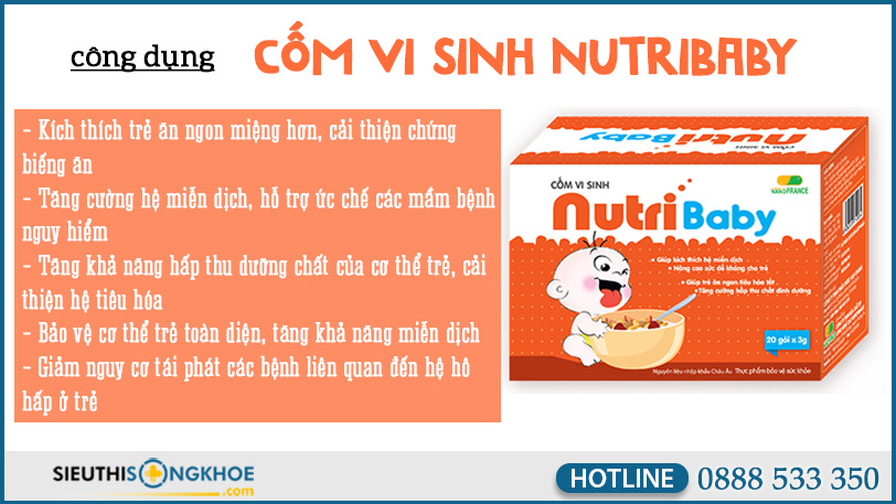 cong dung com vi sinh nutribaby