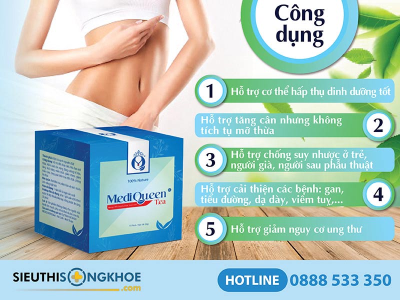 công dụng của mediqueen tea