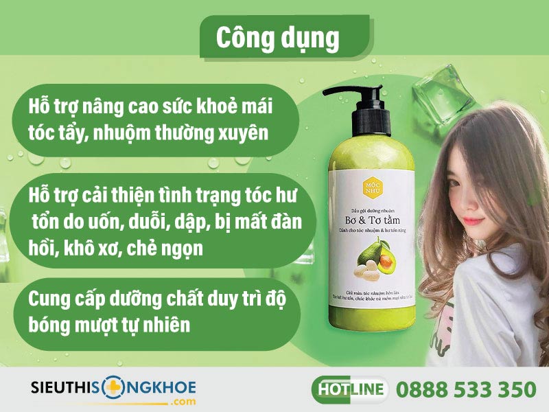 công dụng dầu gội dưỡng nhuộm mộc nhu