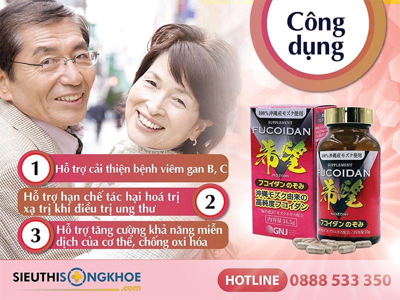 công dụng mozuku fucoidan nozomi
