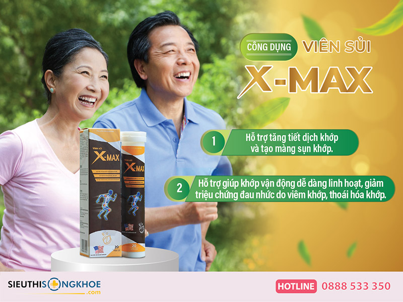 công dụng viên sủi xmax