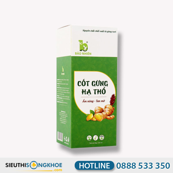 Cốt Gừng Bảo Nhiên - Hỗ Trợ Thải Mỡ Bụng & Giảm Đau Sau Sinh