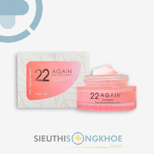 22 Again Hỗ Trợ Ngừa Lão Hoá Phục Hồi Da Hiệu Quả Mẫu Mới
