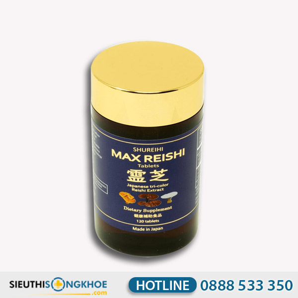 Max Reishi - Viên Uống Hỗ Trợ Giải Độc Cơ Thể, Cải Thiện Tiểu Đường & Ngăn Ngừa Ung Thư