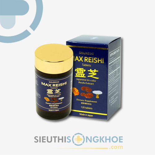 Max Reishi - Viên Uống Hỗ Trợ Giải Độc Cơ Thể, Cải Thiện Tiểu Đường & Ngăn Ngừa Ung Thư
