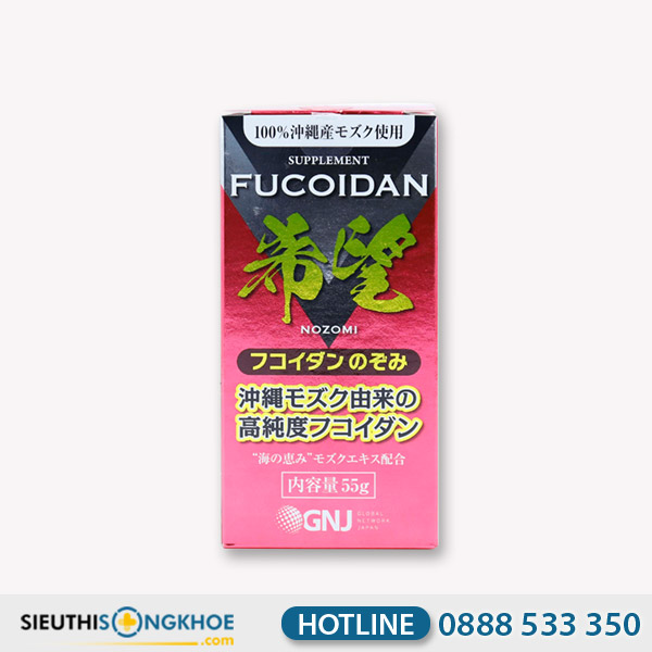 Mozuku Fucoidan Nozomi - Viên Uống Hỗ Trợ Tăng Cường Sức Đề Kháng Của Nhật