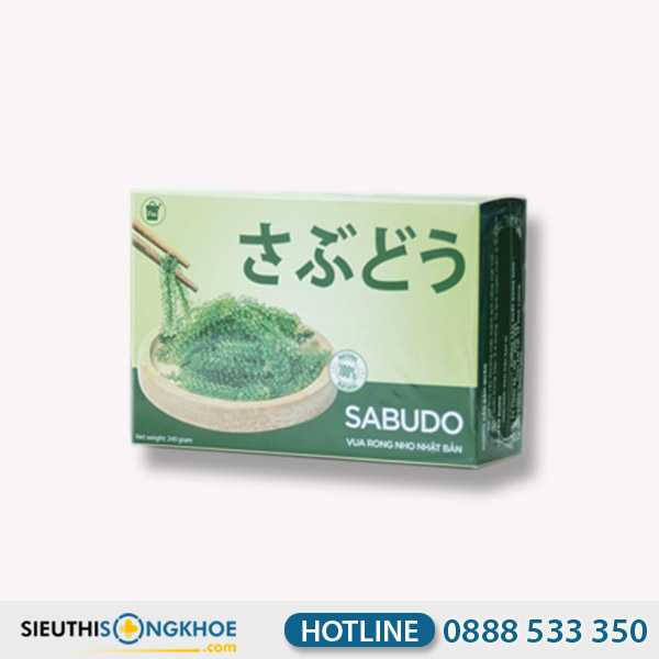 Rong Nho Sabudo (Hộp 10 gói) - Hỗ Trợ Tăng Cường Hệ Miễn Dịch & Nâng Cao Sức Khoẻ