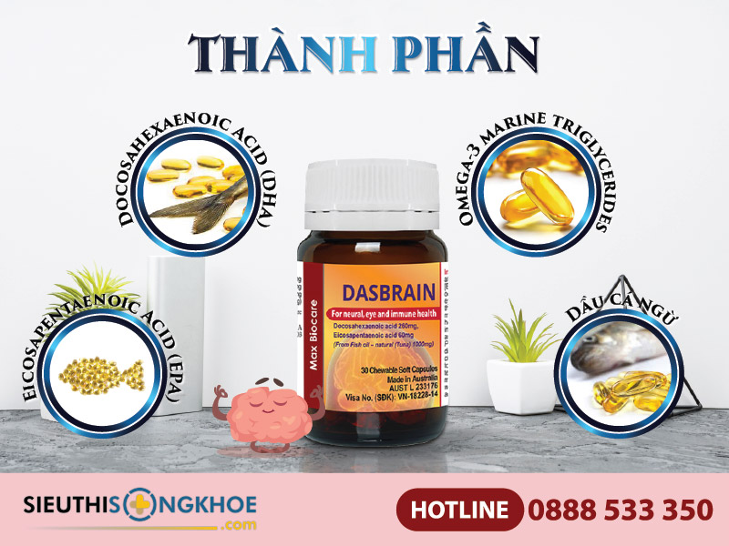 thành phần viên uống dasbrain