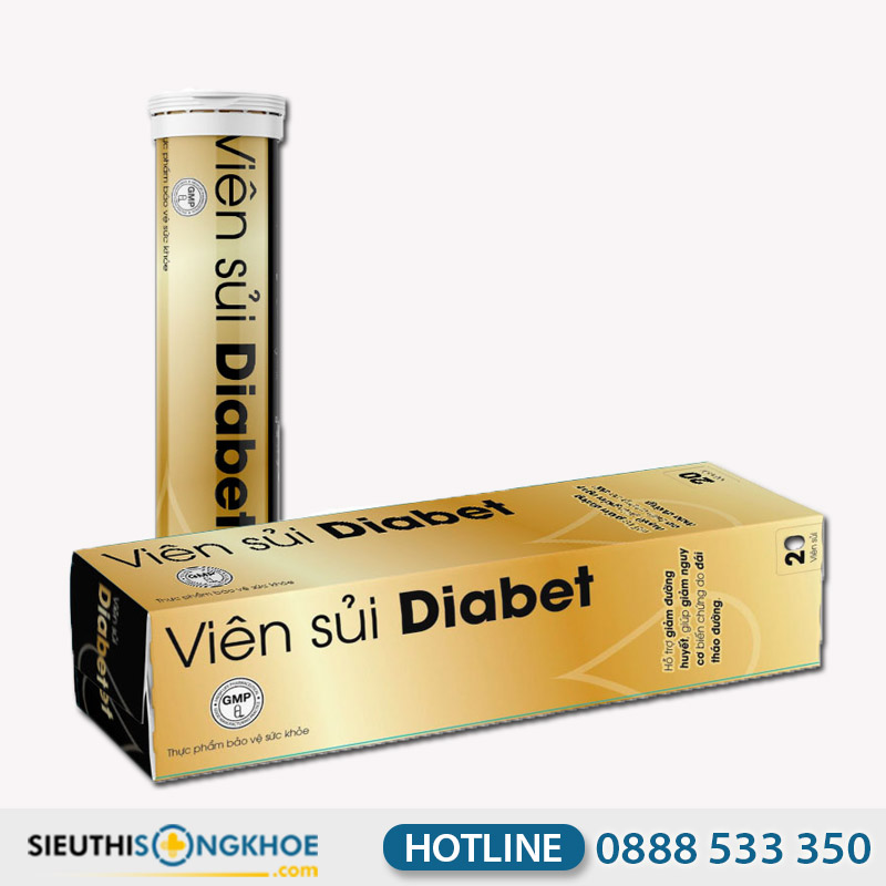 Viên Sủi Diabet - Hỗ Trợ Điều Trị Bệnh Tiểu Đường
