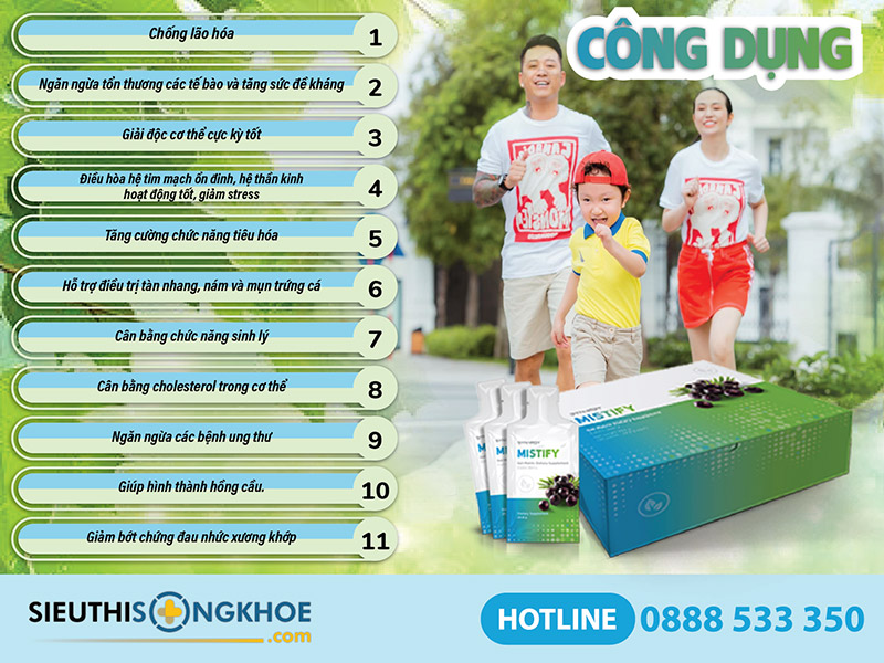 công dụng diệp lục mistify synergy