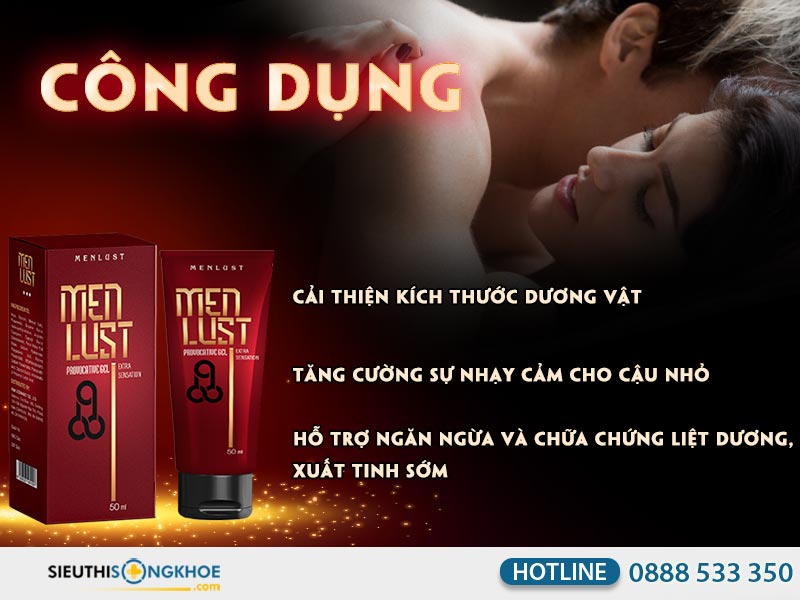 công dụng gel menlust