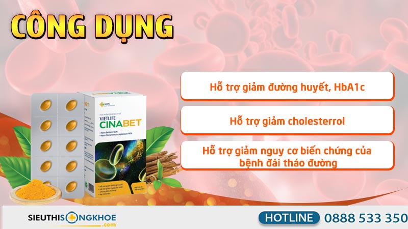 công dụng viên uống cinabet