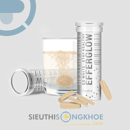 Healthy White Efferglow - Viên Sủi Hỗ Trợ Trắng Da An Toàn