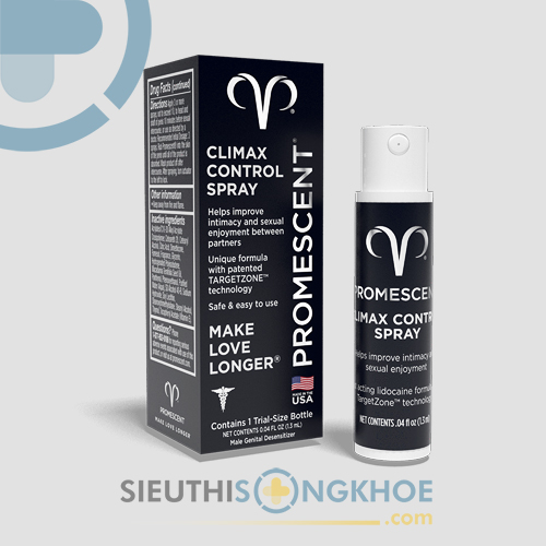 Promescent – Chai Xịt Hỗ Trợ Trị Xuất Tinh Sớm, Kéo Dài Quan Hệ