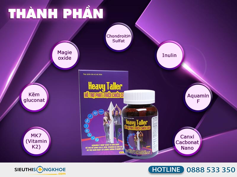 thành phần heavy taller