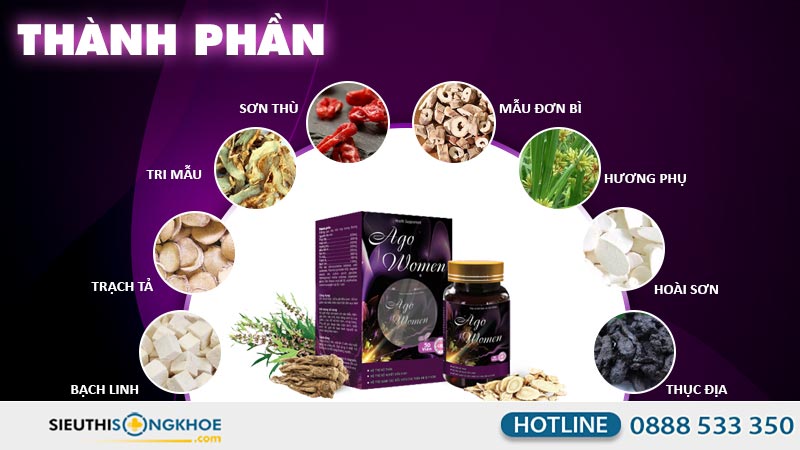 thành phần viên uống ago women